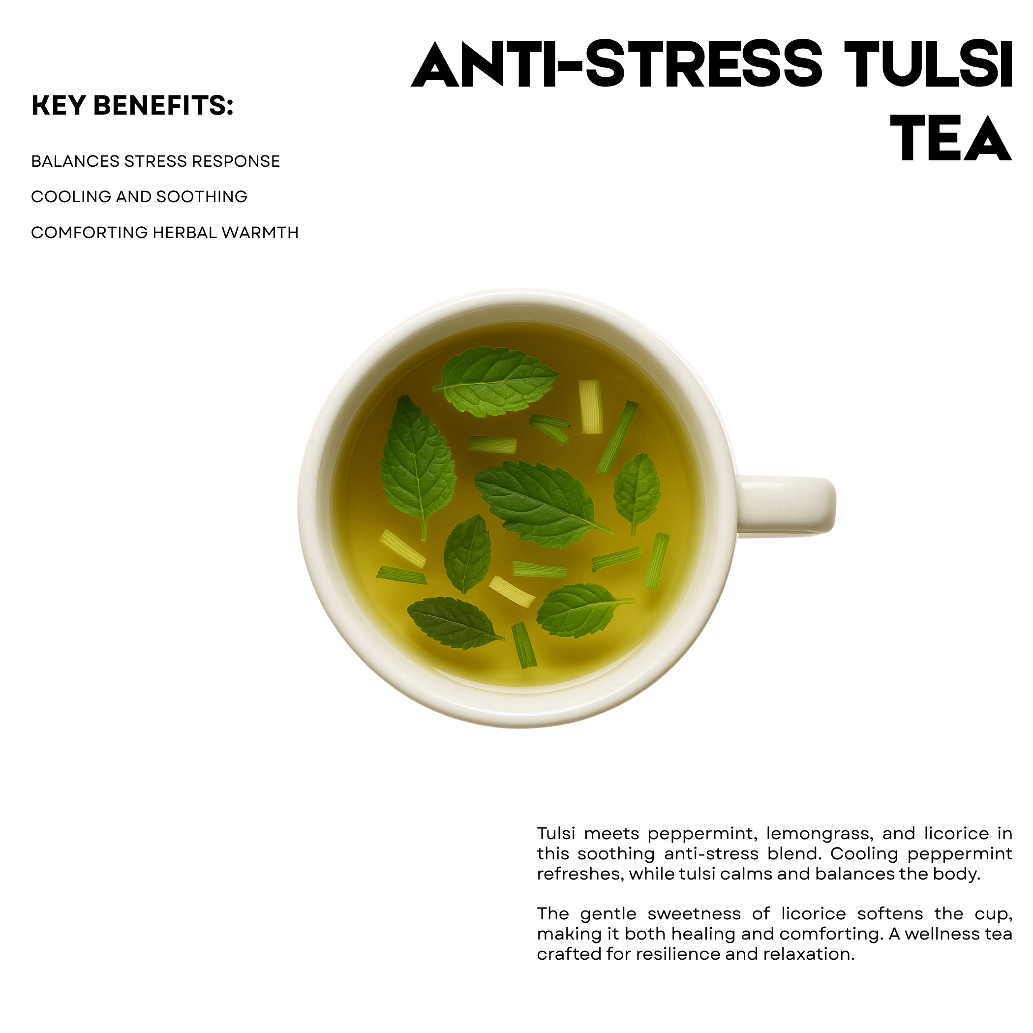 Anti-Stress Tulsi Tea – 25 Cups