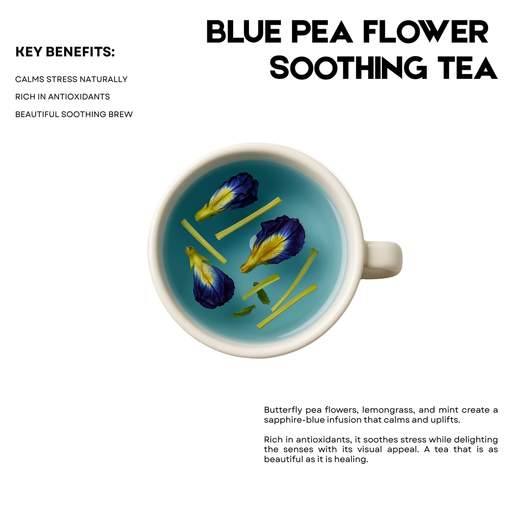 Blue Pea Flower Soothing Tea – 25 Cups