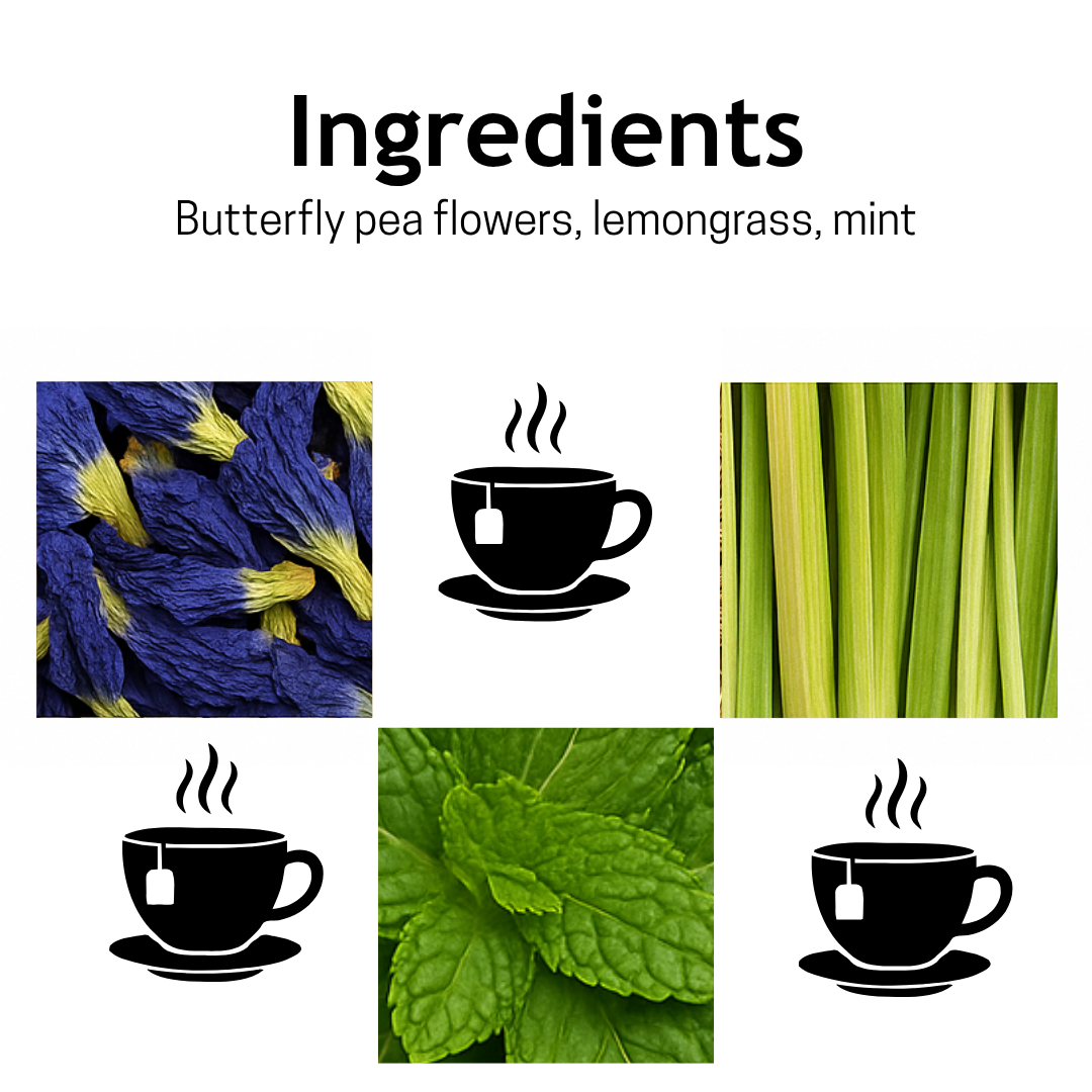 Blue Pea Flower Tea – 25 Cups