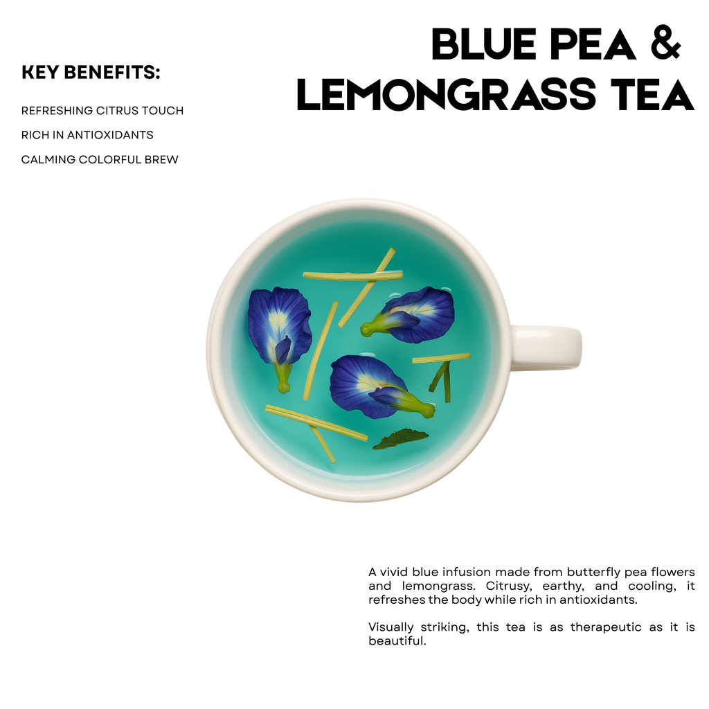 Blue Pea & Lemongrass Tea – 25 Cups