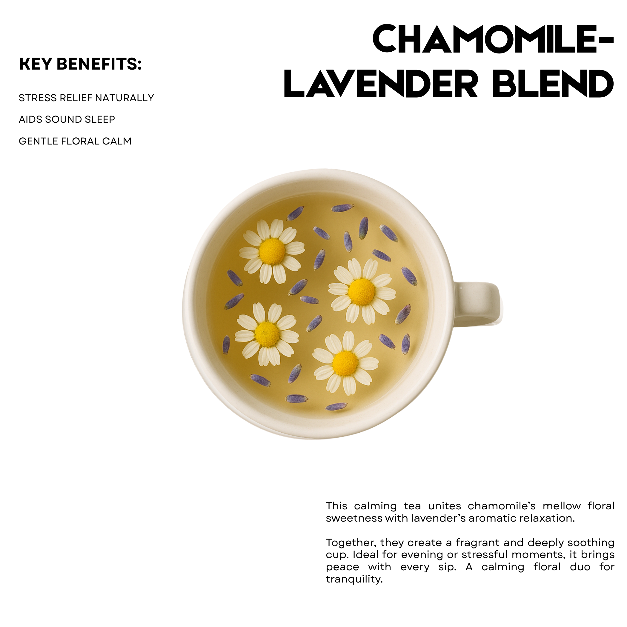 Chamomile-Lavender Blend – 25 Cups