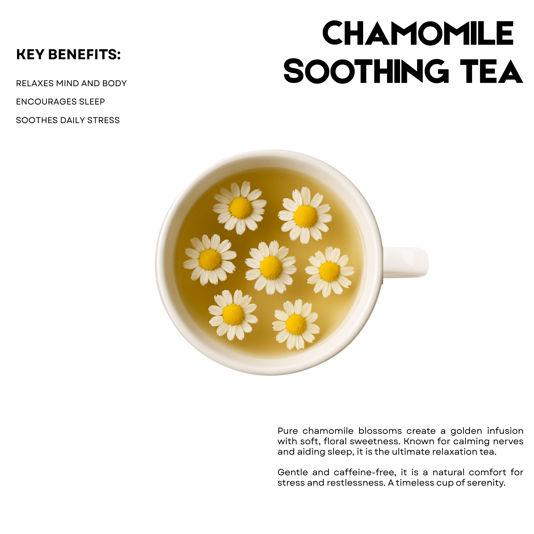 Chamomile Soothing Tea – 25 Cups