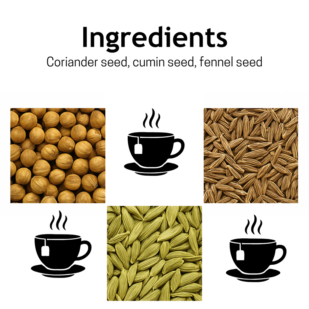 Coriander Cumin Fennel (CCF Detox) – 25 Cups