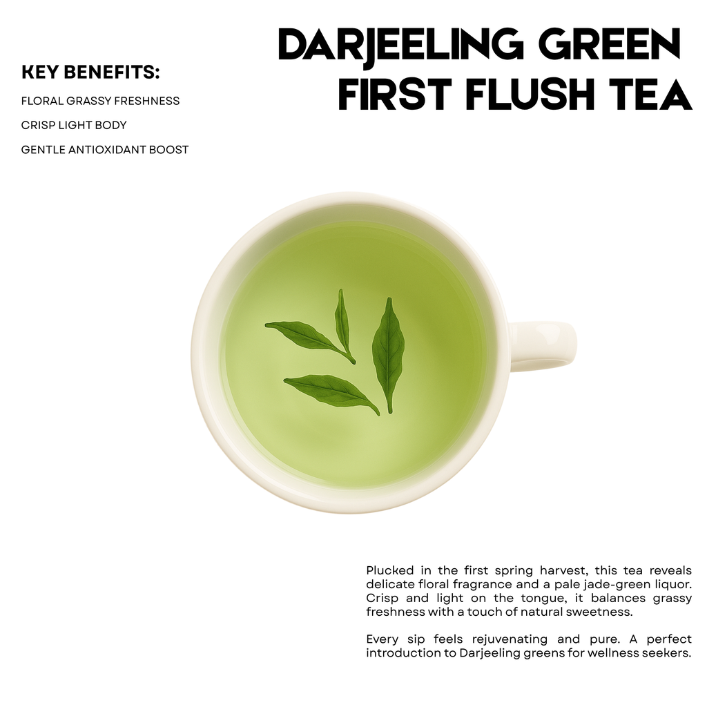 Darjeeling Green First Flush Tea – 25 Cups