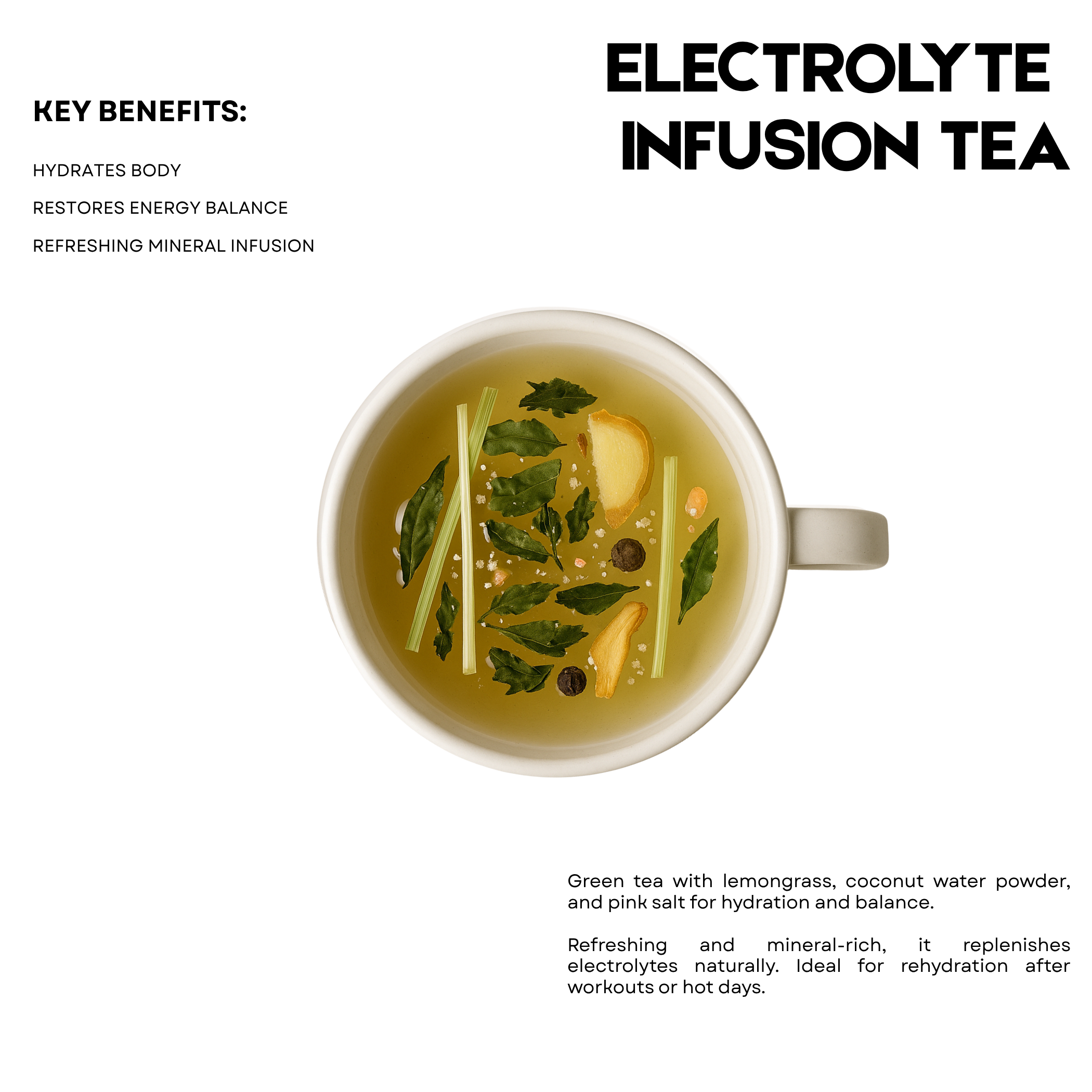 Electrolyte Infusion Tea – 25 Cups