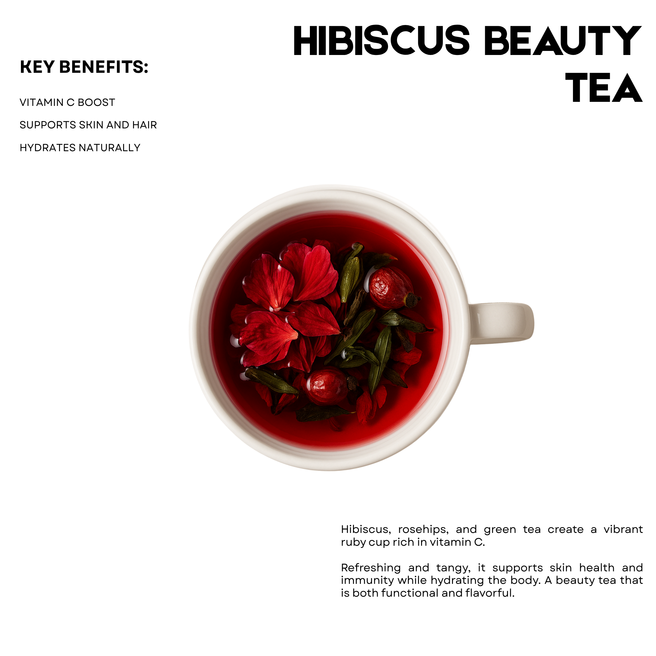 Hibiscus Beauty Tea – 25 Cups