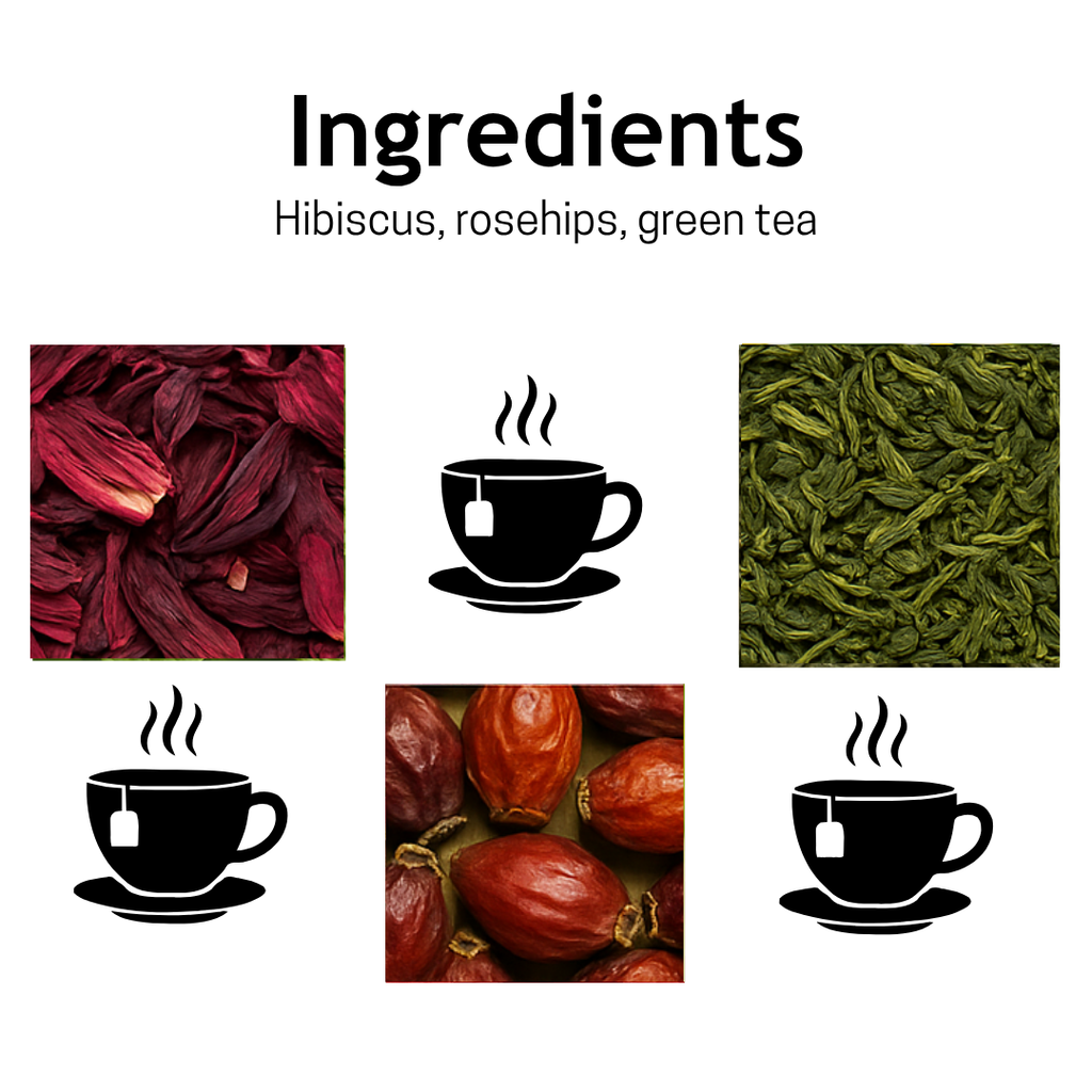 Hibiscus Beauty Tea – 25 Cups