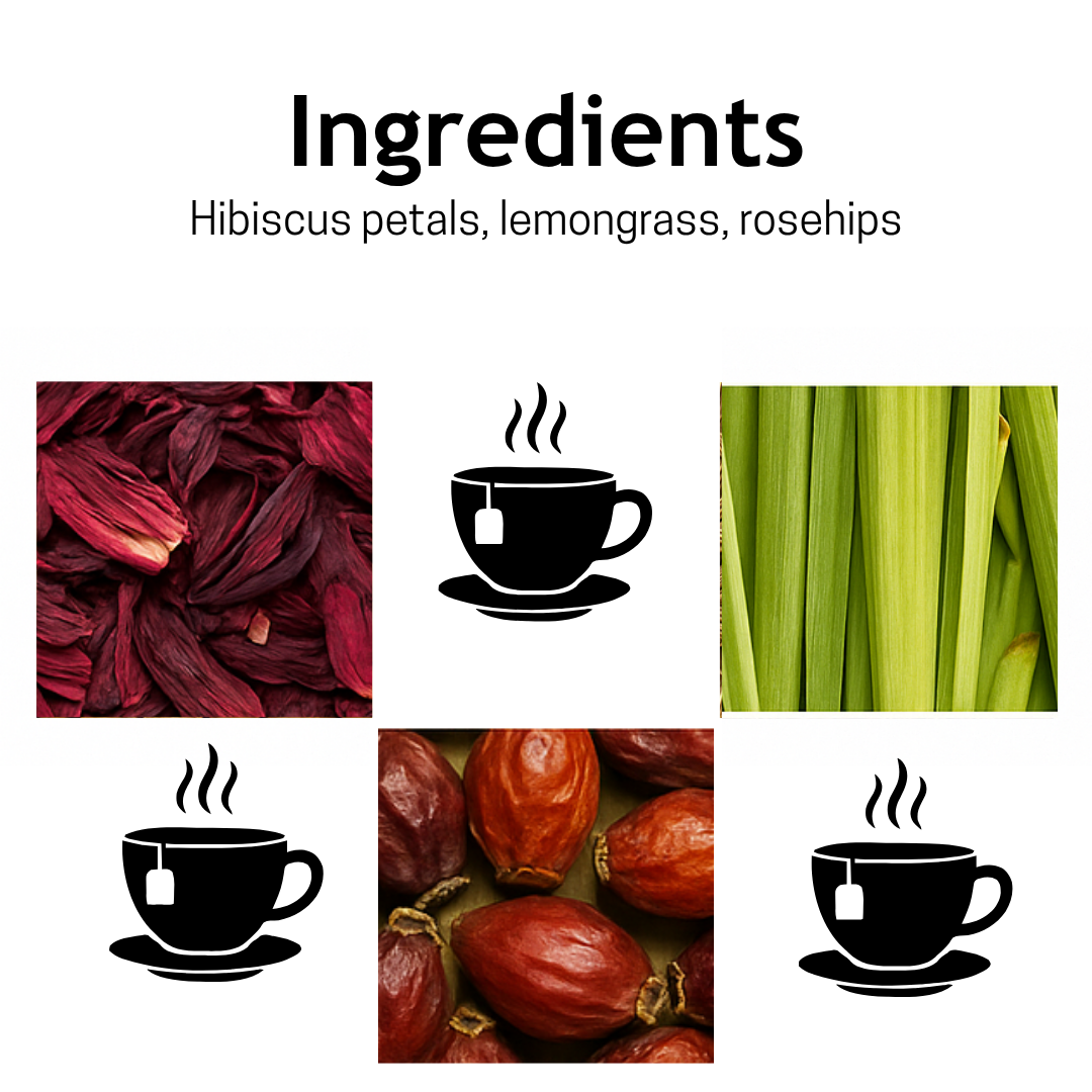 Hibiscus Glow Tea – 25 Cups
