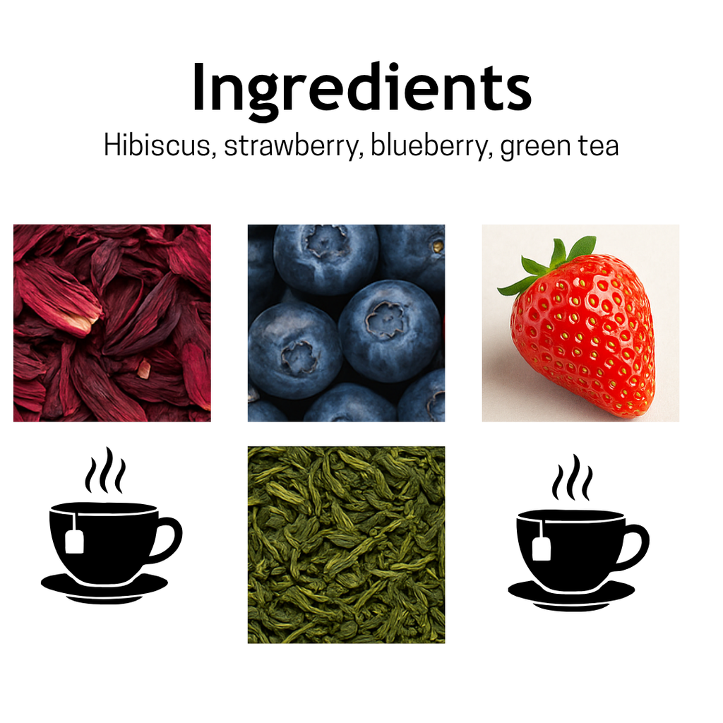 Hibiscus & Berry Tea – 25 Cups