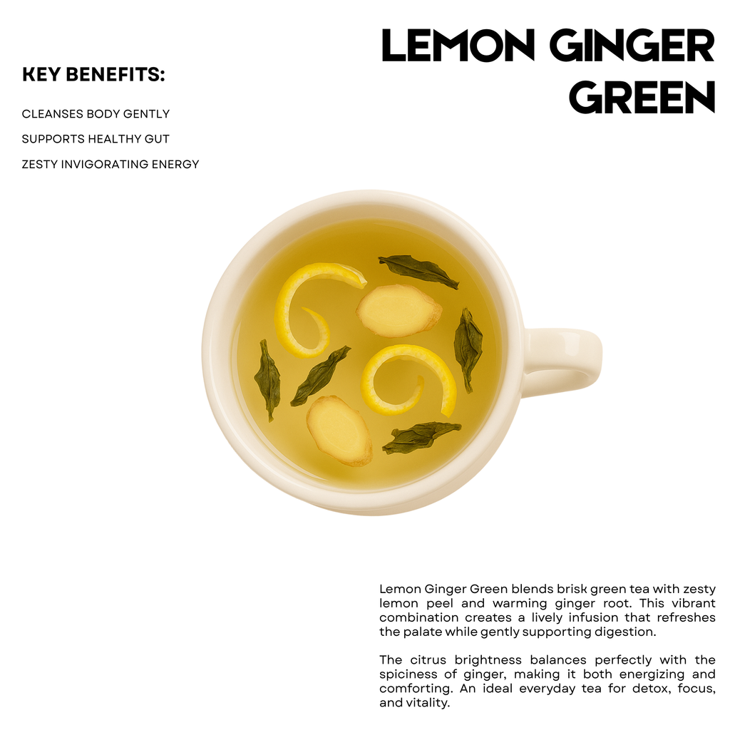 Lemon Ginger Green – 25 Cups