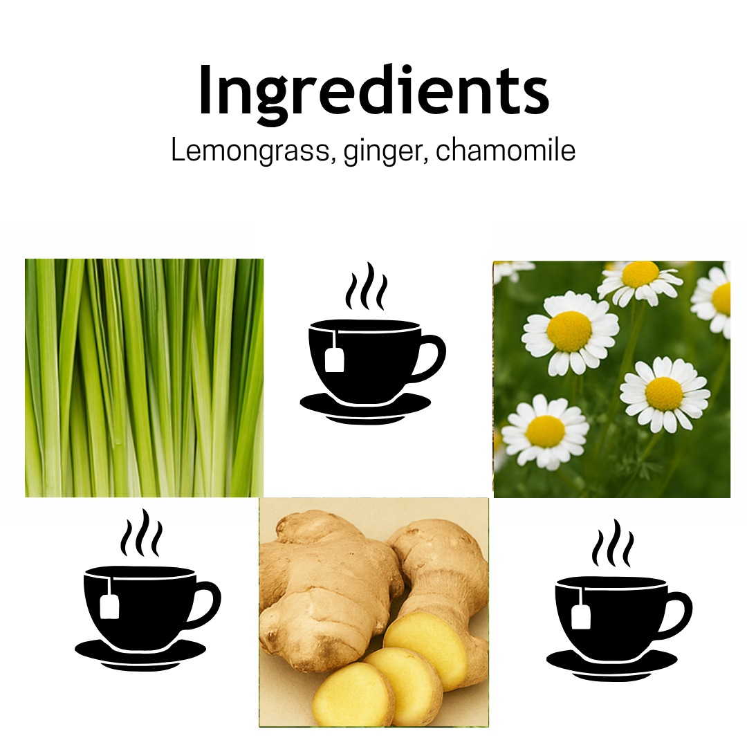Lemongrass Ginger Soother – 25 Cups