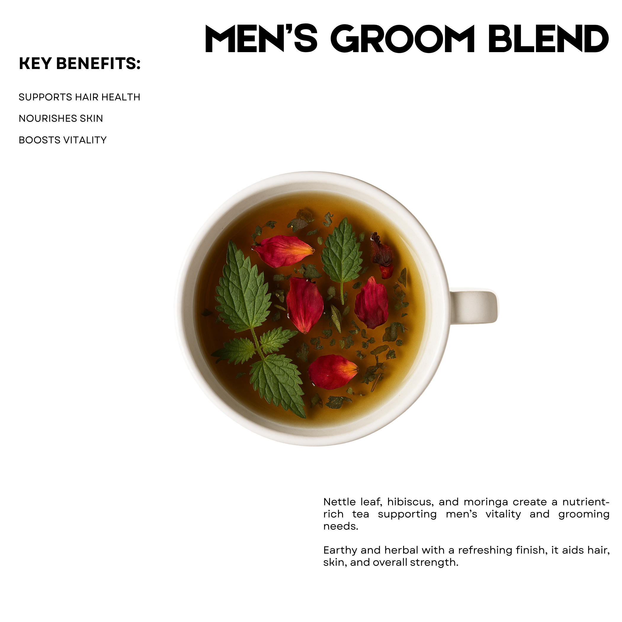 Men’s Groom Blend – 25 Cups