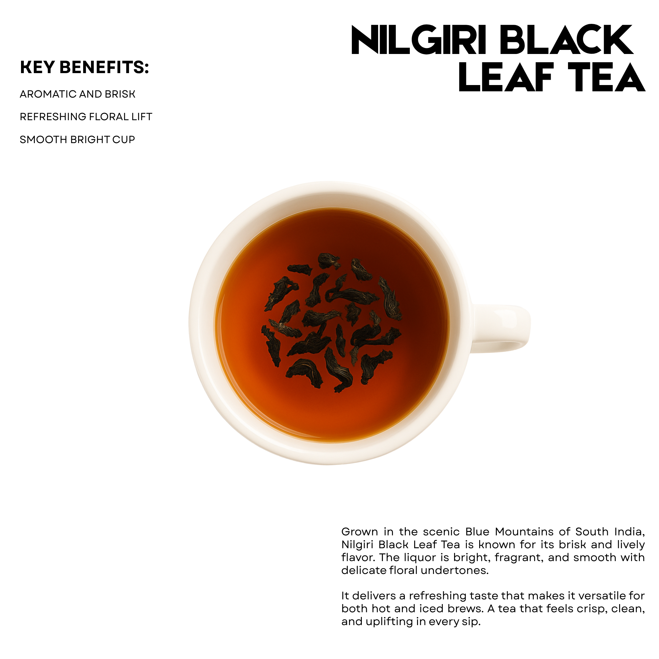 Nilgiri Black Leaf Tea – 25 Cups