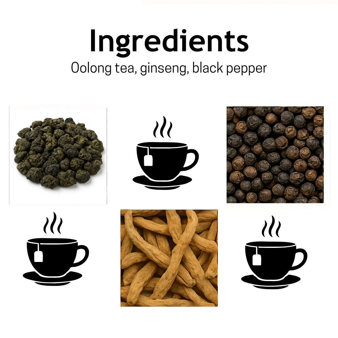 Oolong Energy Tea – 25 Cups