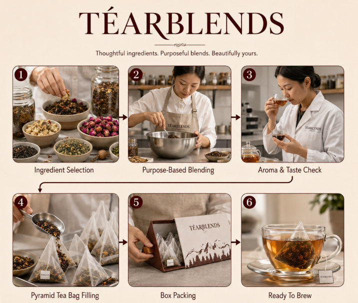 Indian model holding TearBlends combo cycle tea