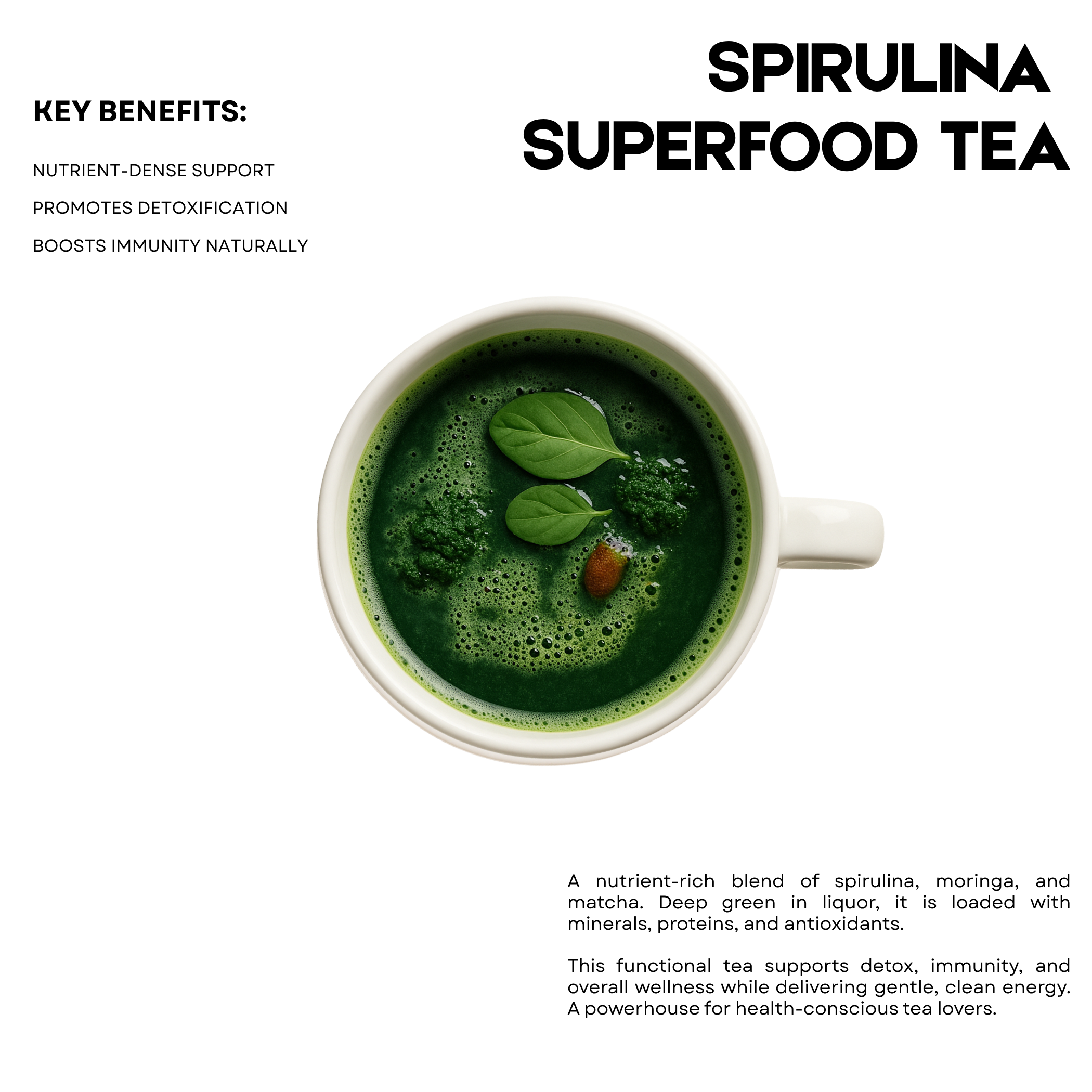Spirulina Superfood Tea – 25 Cups