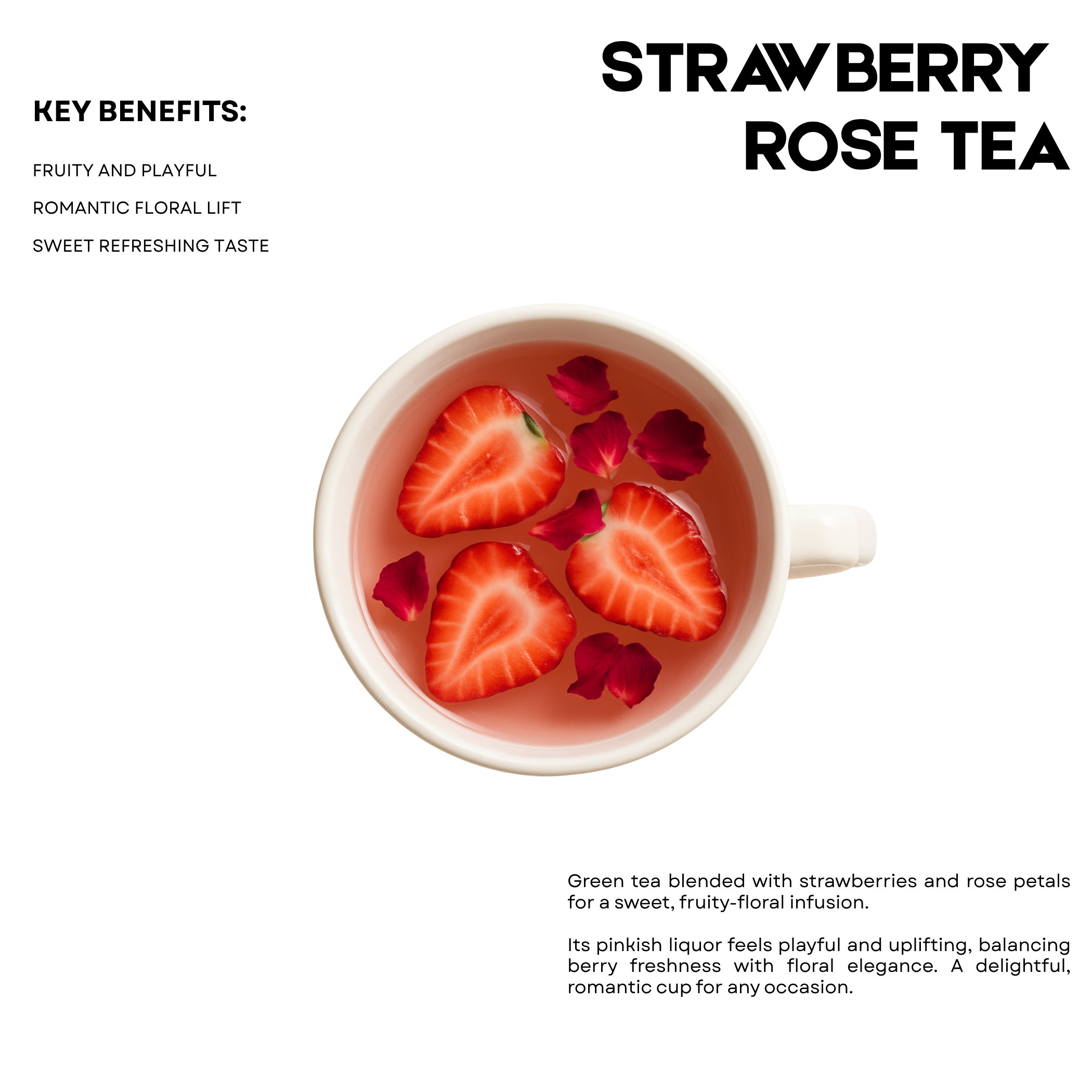 Strawberry Rose Tea – 25 Cups