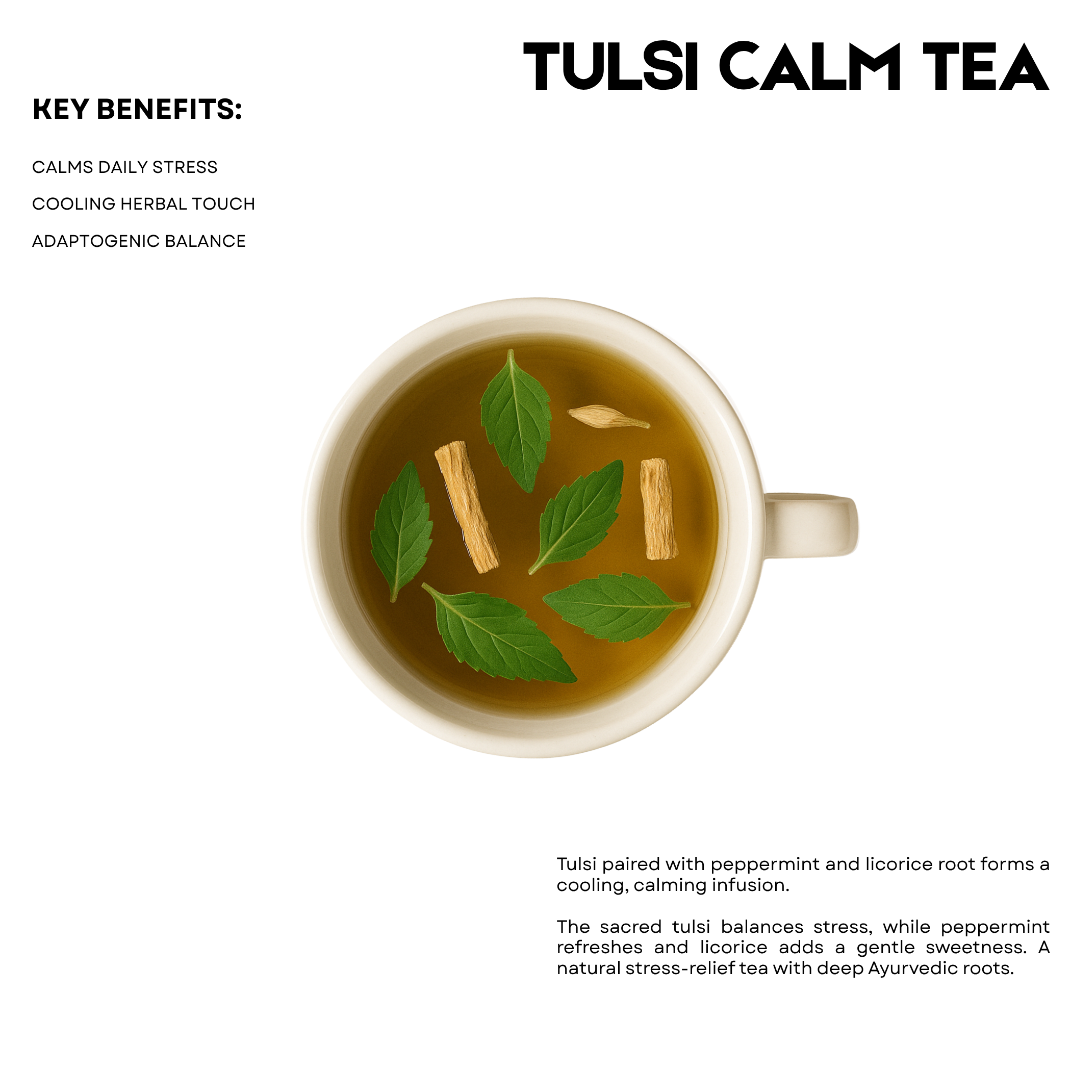 Tulsi Calm Tea – 25 Cups