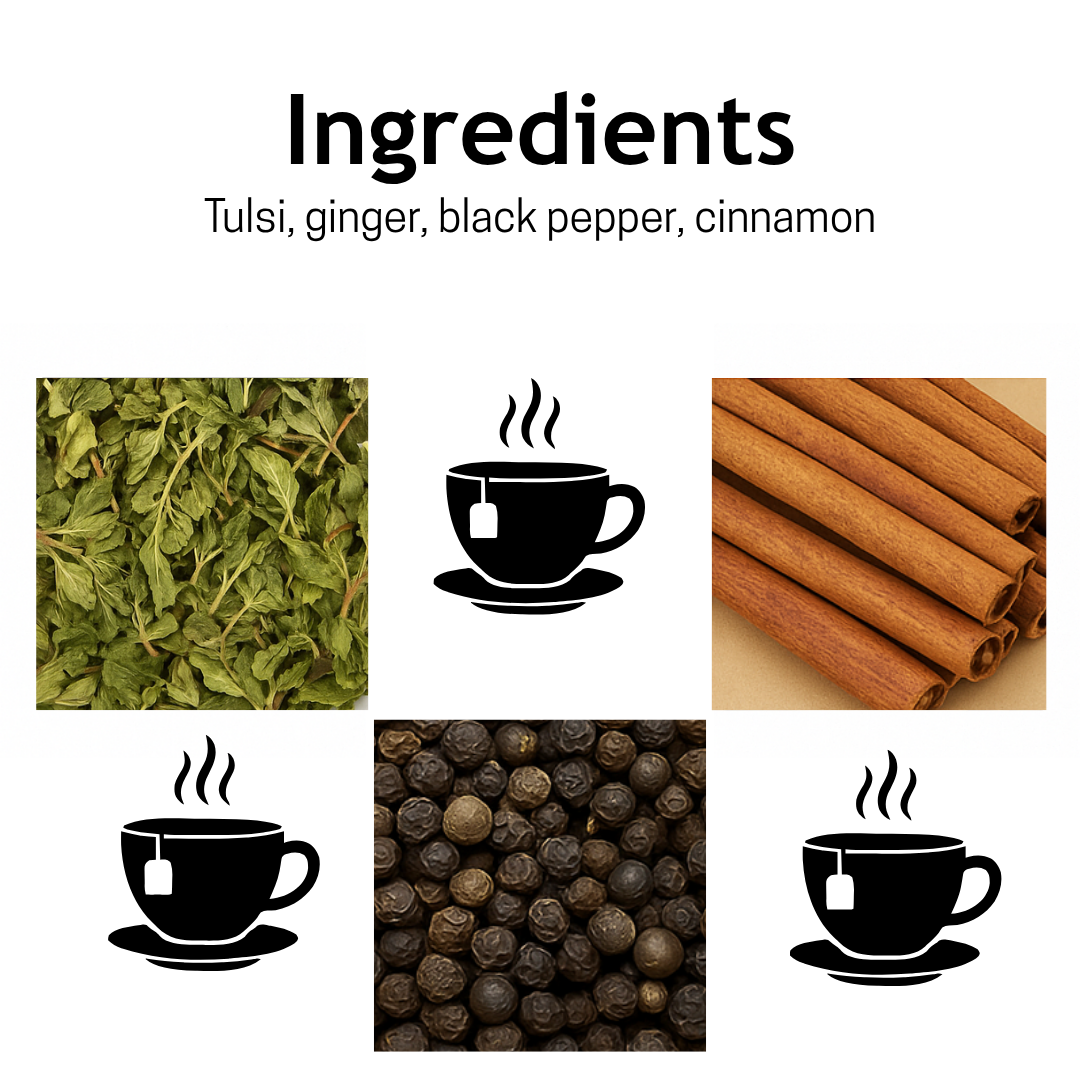 Tulsi Ginger Detox – 25 Cups