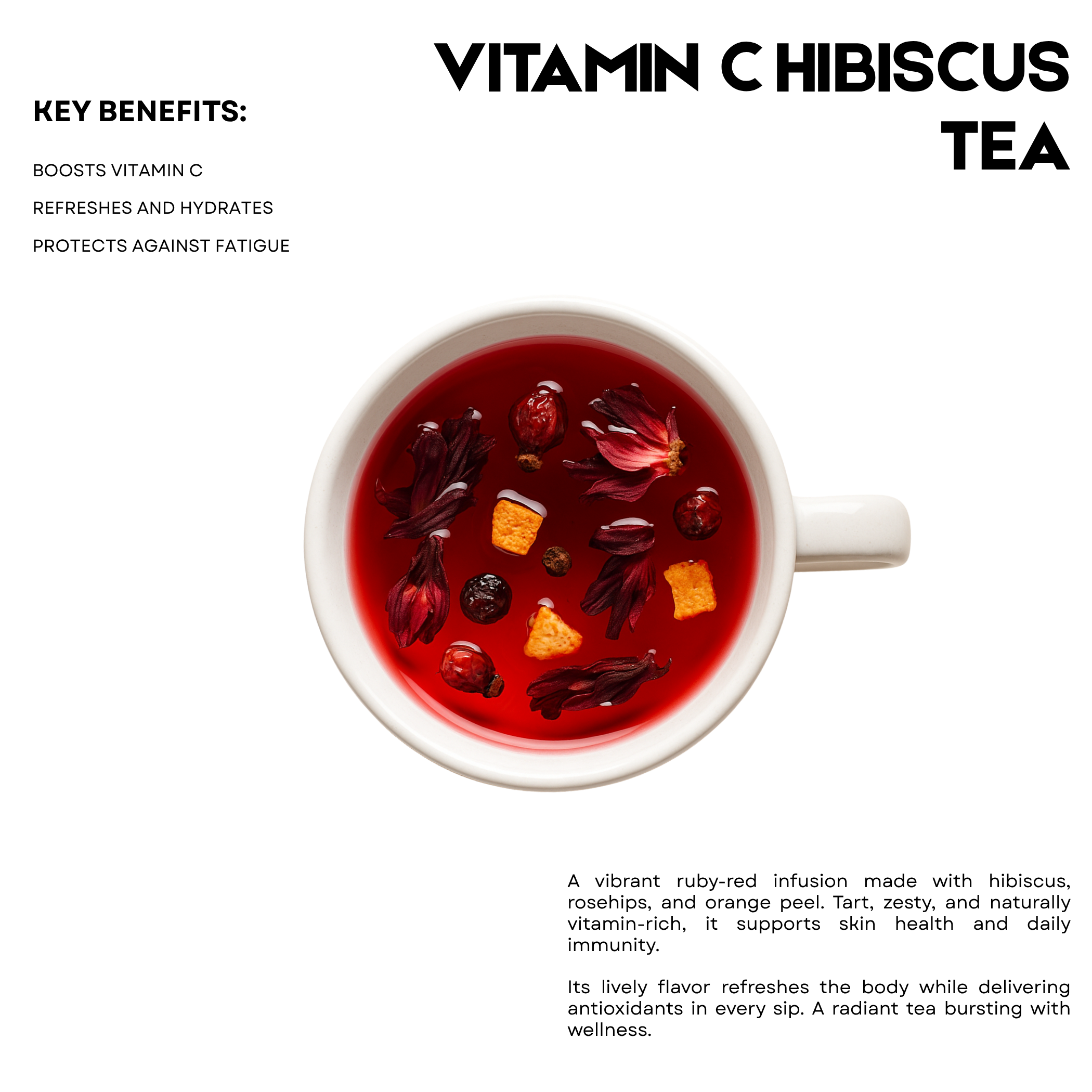 Vitamin C Hibiscus Tea – 25 Cups
