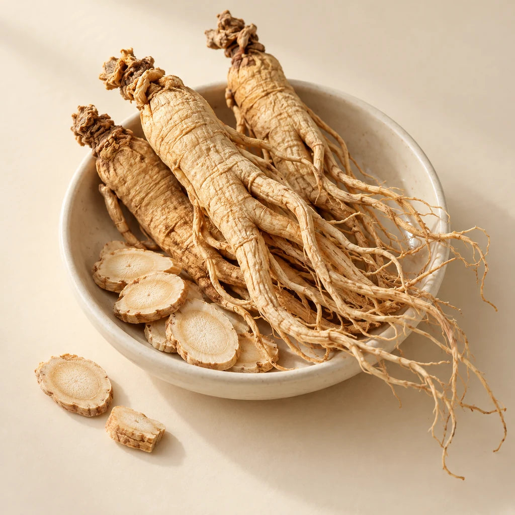 Ginseng raw ingredient — illustrative catalogue image