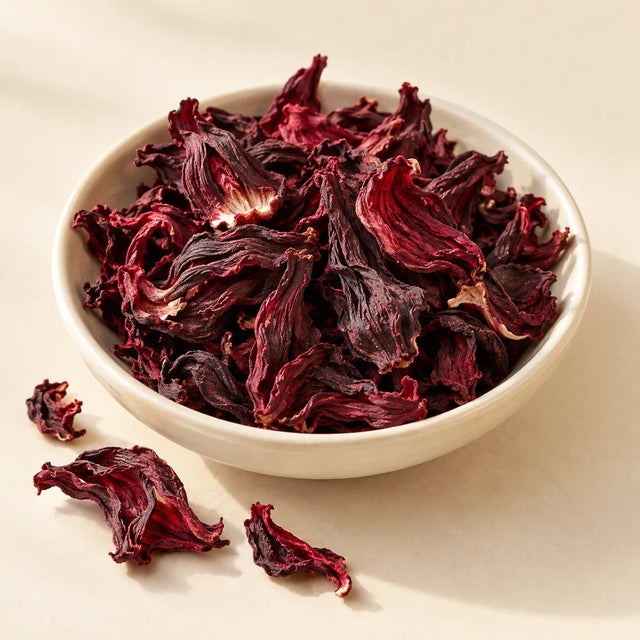 Hibiscus raw ingredient — illustrative catalogue image