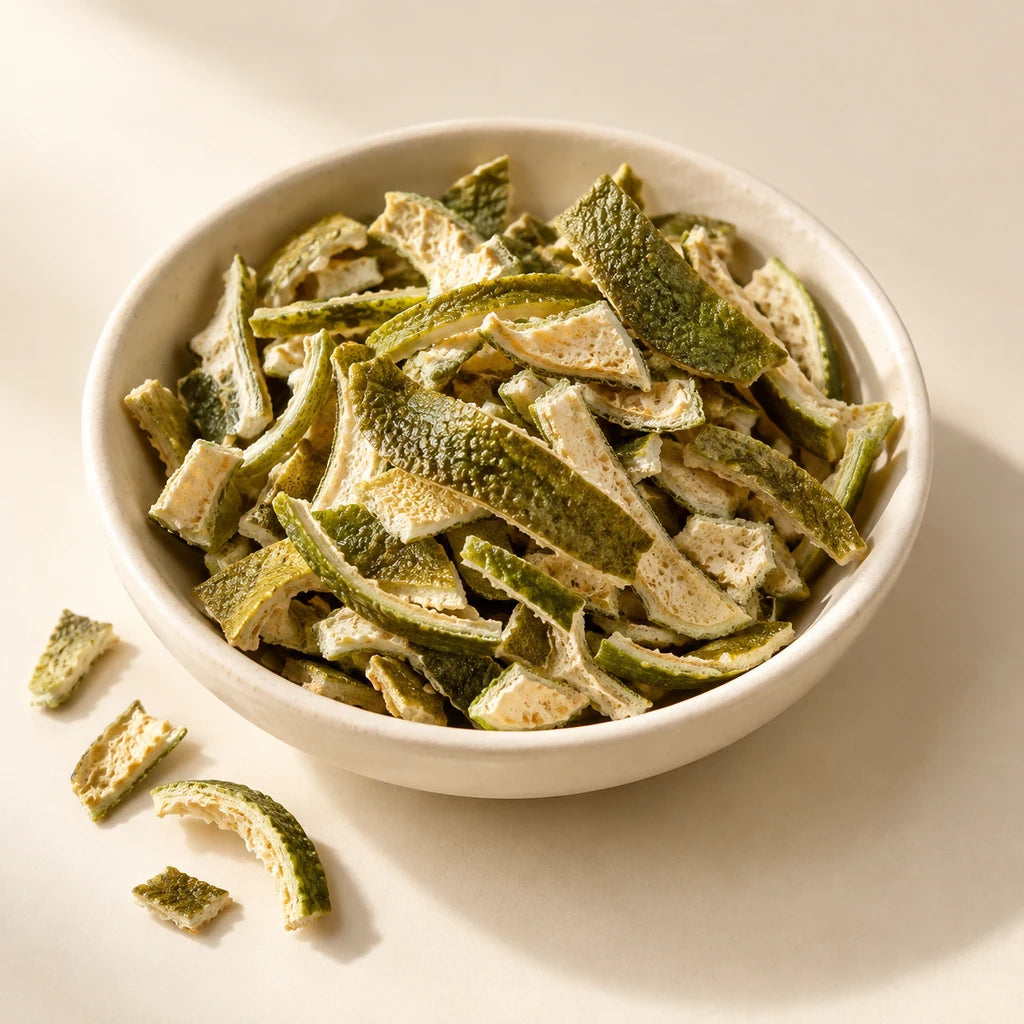 Lime peel raw ingredient — illustrative catalogue image