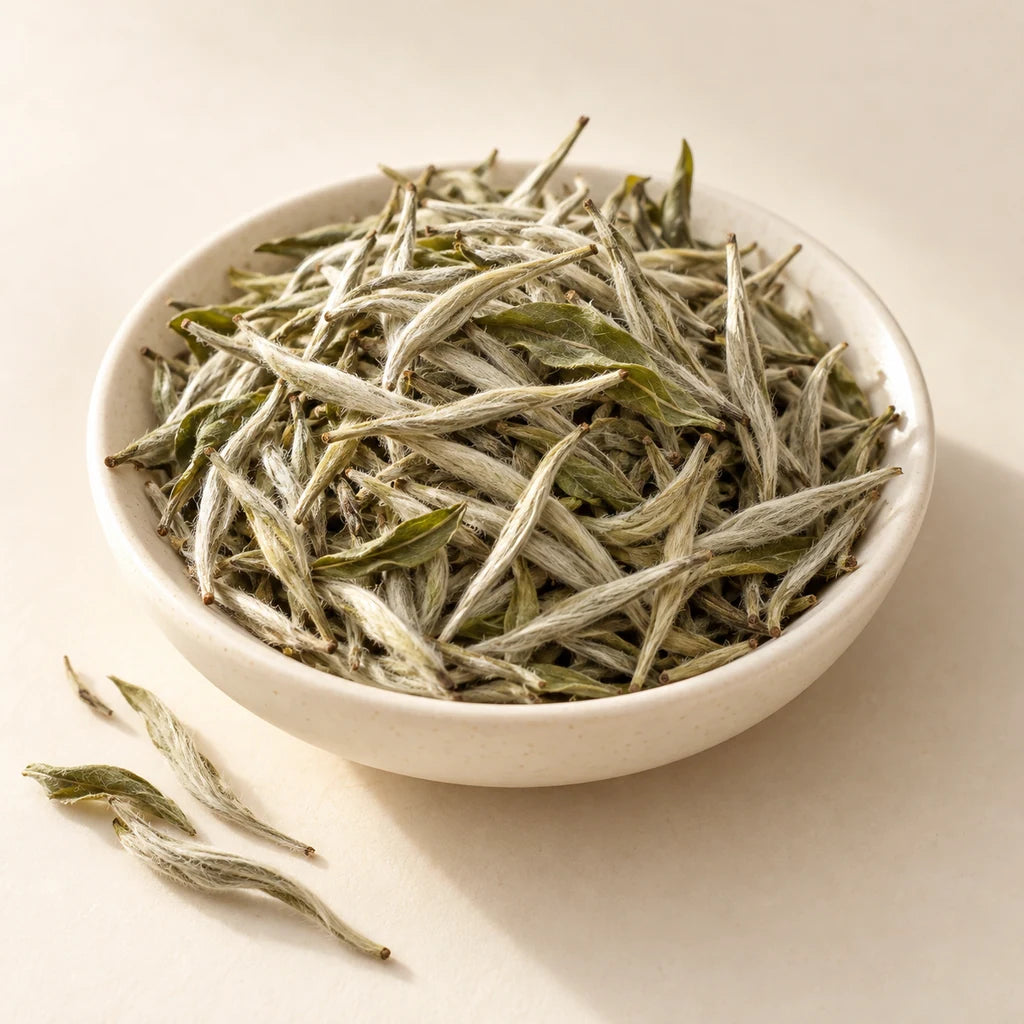 Nepal white tea raw ingredient — illustrative catalogue image